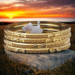 Beautiful Plain Gold Bangles