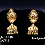 Gold jhumki