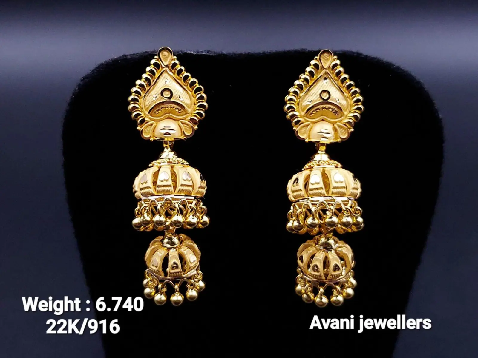 Gold jhumki