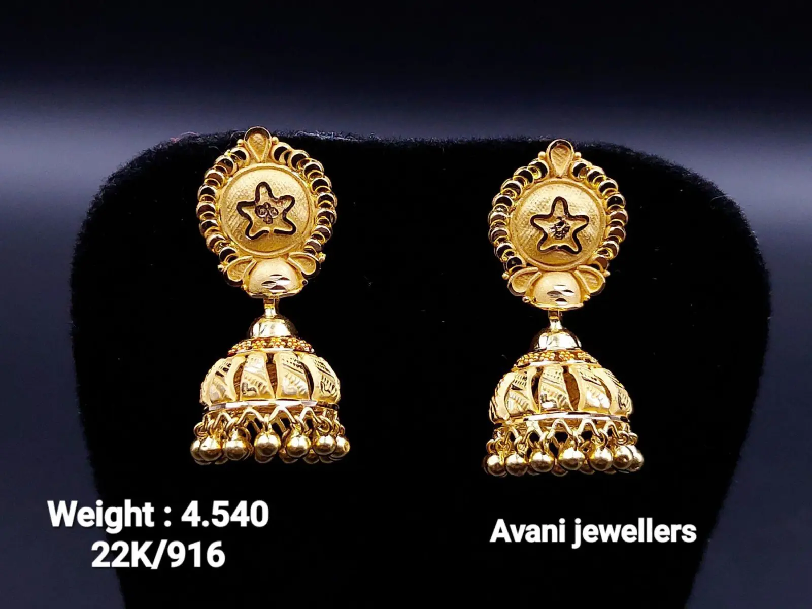 Gold jhumki