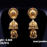 Gold jhumki