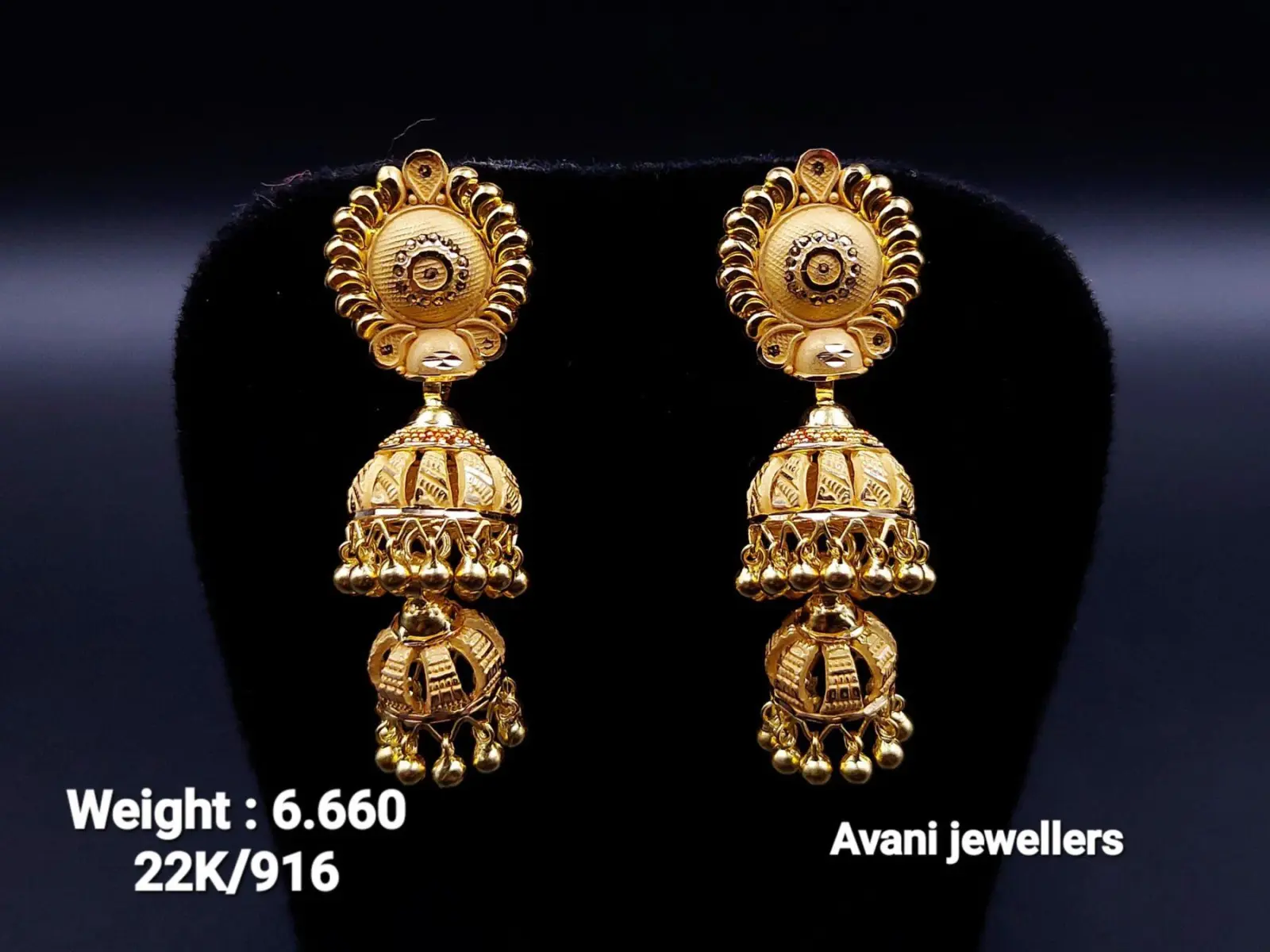 Gold jhumki