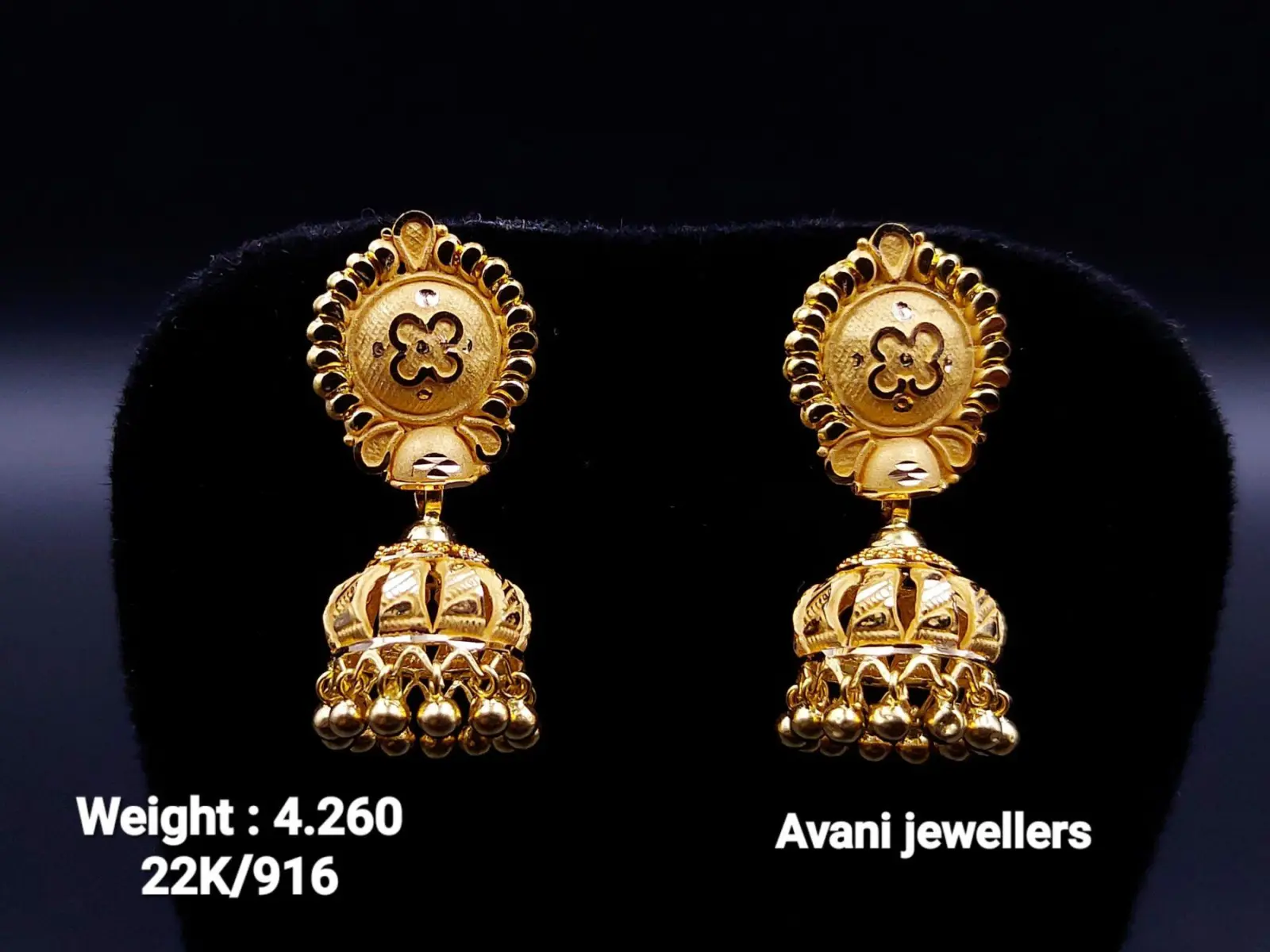 Gold jhumki