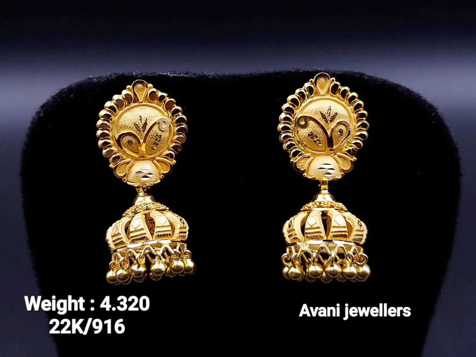 Gold jhumki