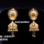 Gold jhumki