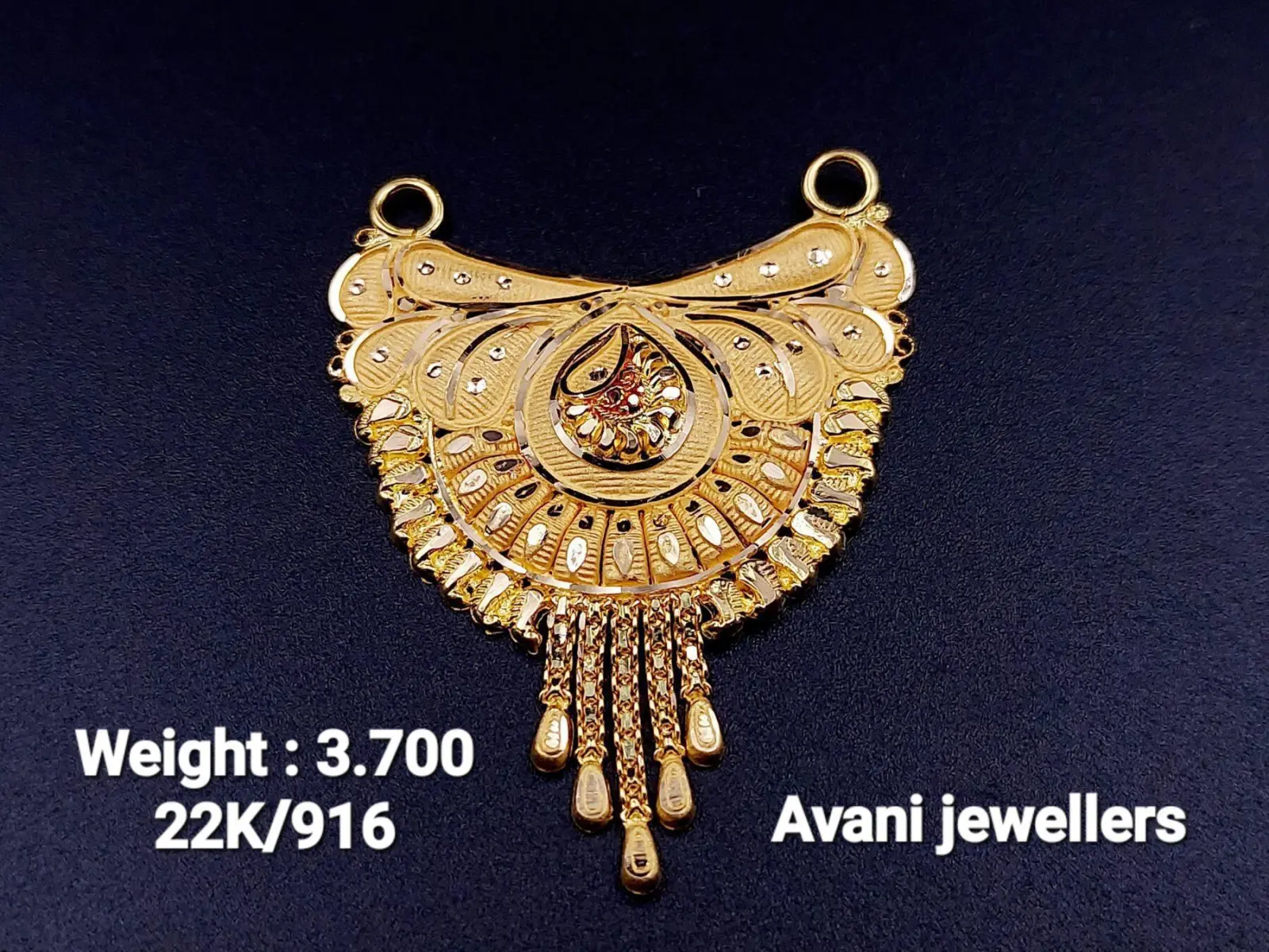 Gold Mangalsutra Pendant