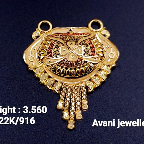 Gold Mangalsutra Pendant