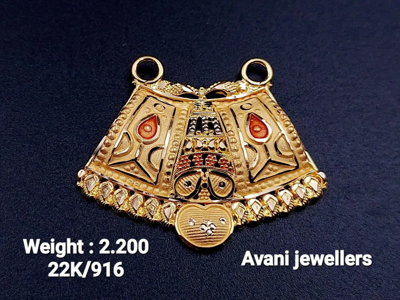 Gold Mangalsutra Pendant