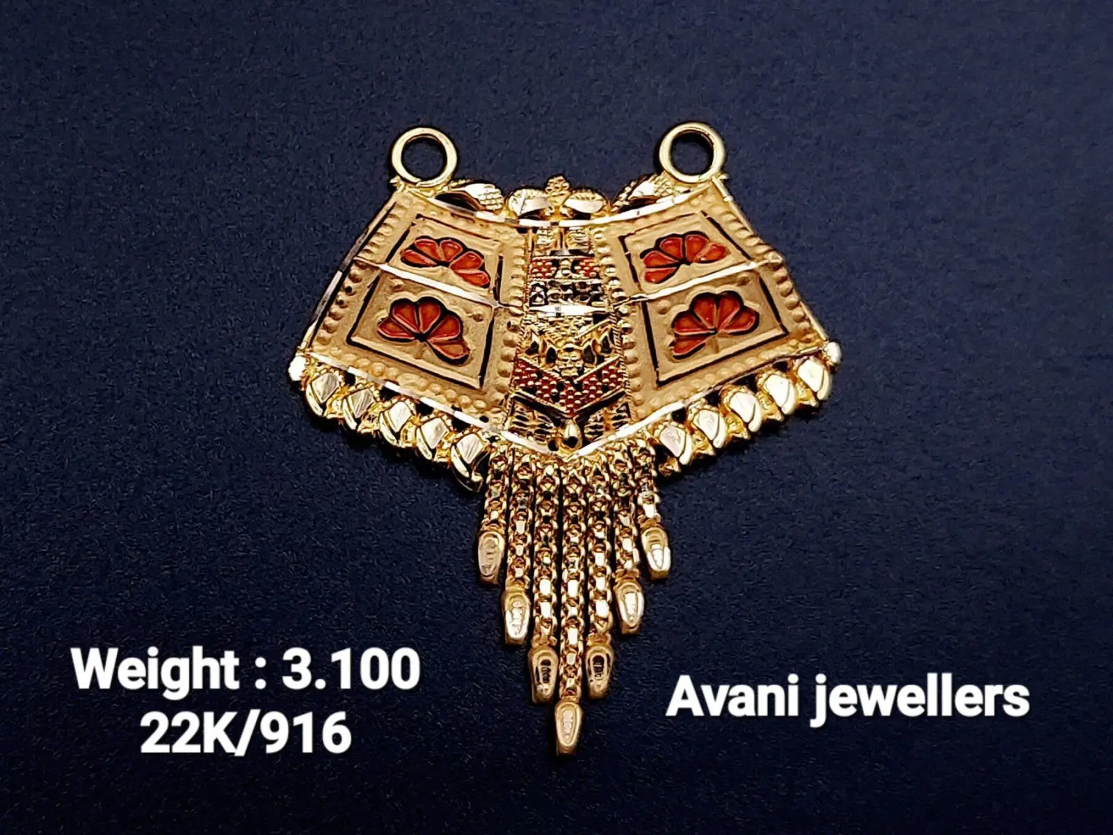 Gold Mangalsutra Pendant