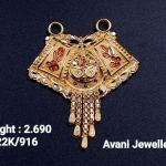 Gold Mangalsutra Pendant