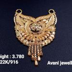 Gold Mangalsutra Pendant