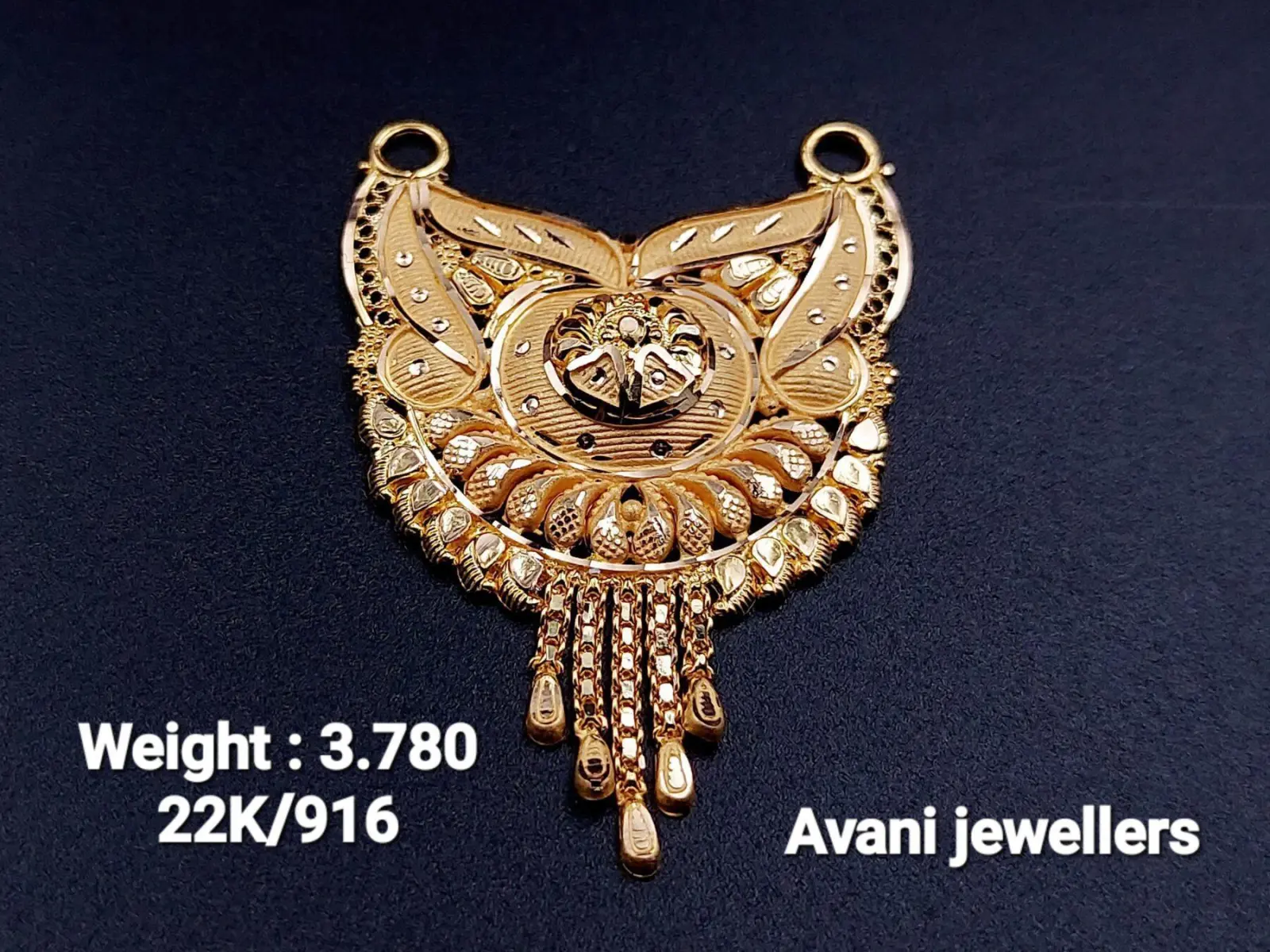 Gold Mangalsutra Pendant