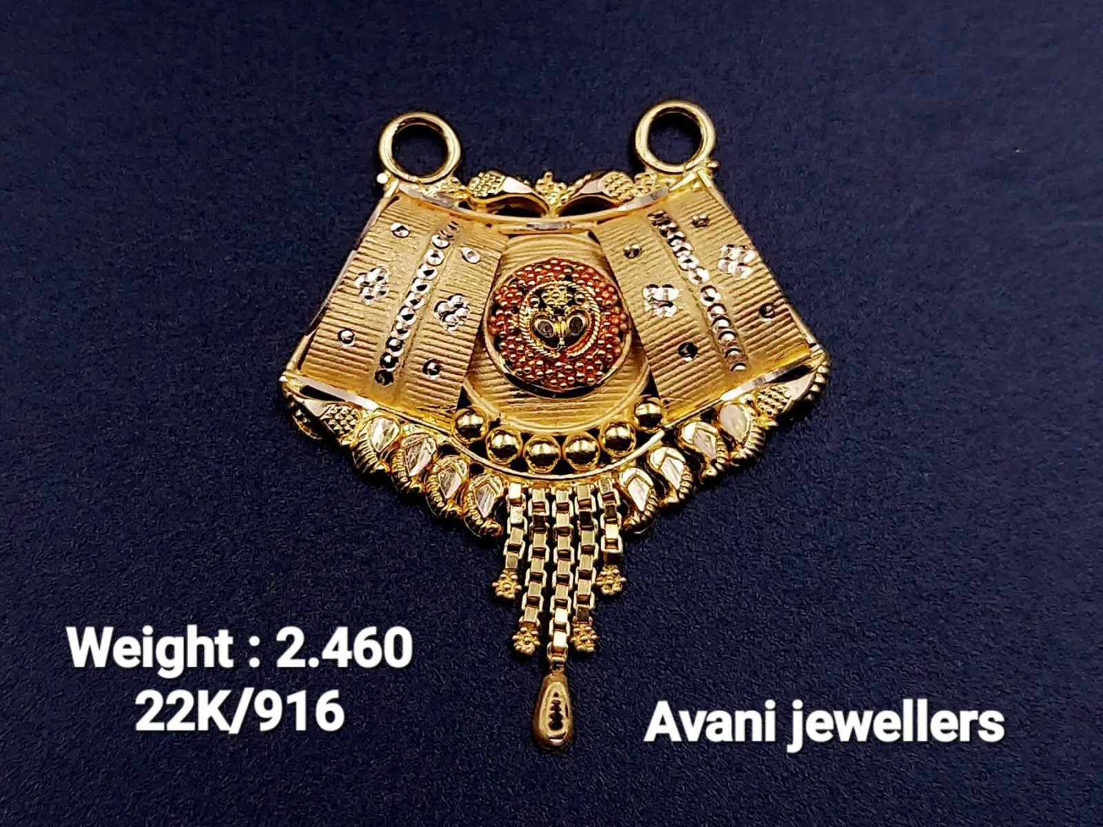 Gold Mangalsutra Pendant