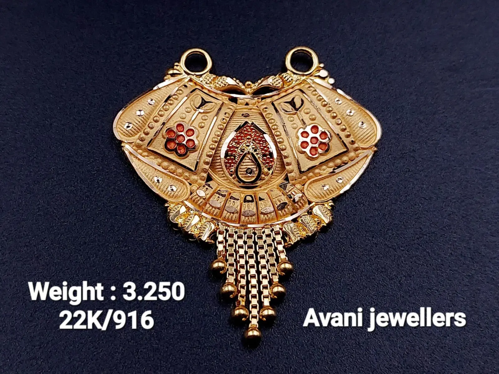 Gold Mangalsutra Pendant