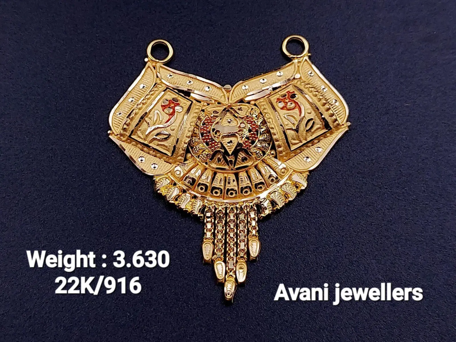 Gold Mangalsutra Pendant