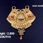 Gold Mangalsutra Pendant