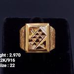 Gold Gents Ring