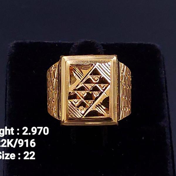 Gold Gents Ring