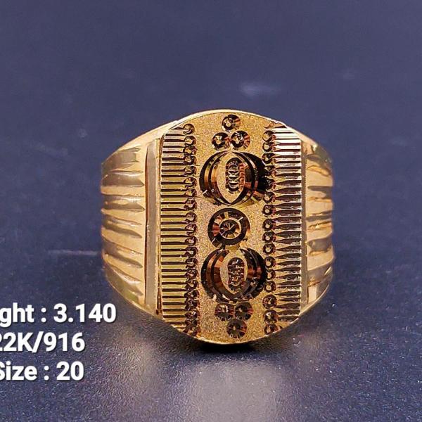 Gold Gents Ring