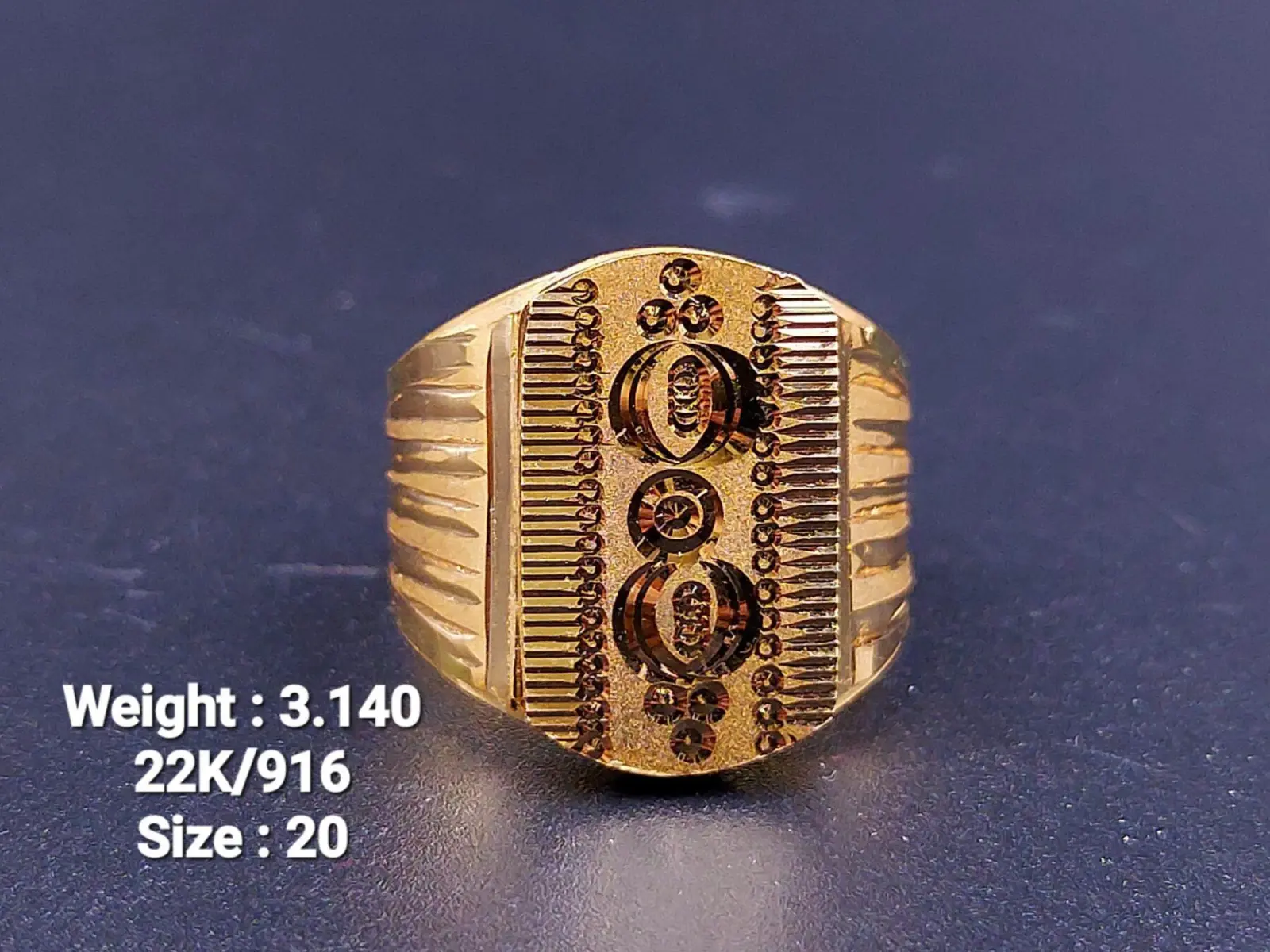 Gold Gents Ring