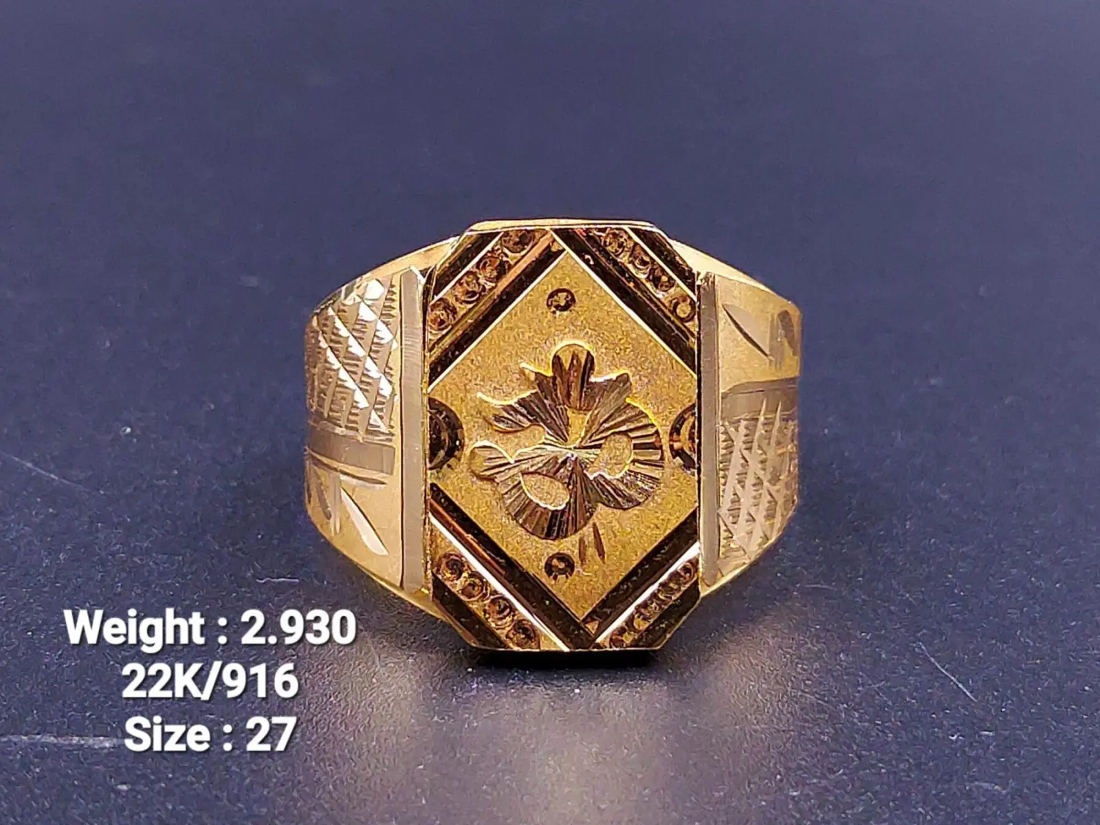 Gold Gents Ring