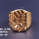 Gold Gents Ring