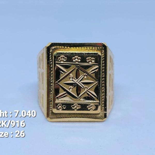 Gold Gents Ring