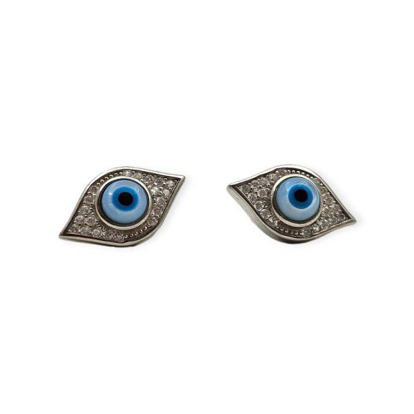 925 Sterling Silver Tops in Blue Evil-Eye