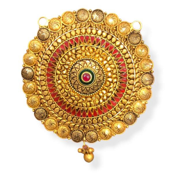 Antique Gold Mangal Sutra Pendant for ladies 