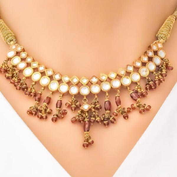 Decorative Round Kundan Set