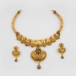 Beautiful Gold Antique Necklace Set for Ladies with Amazing Design 