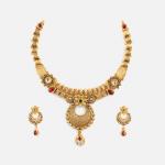 Beautiful Gold Antique Necklace Set for Ladies with Amazing Design 