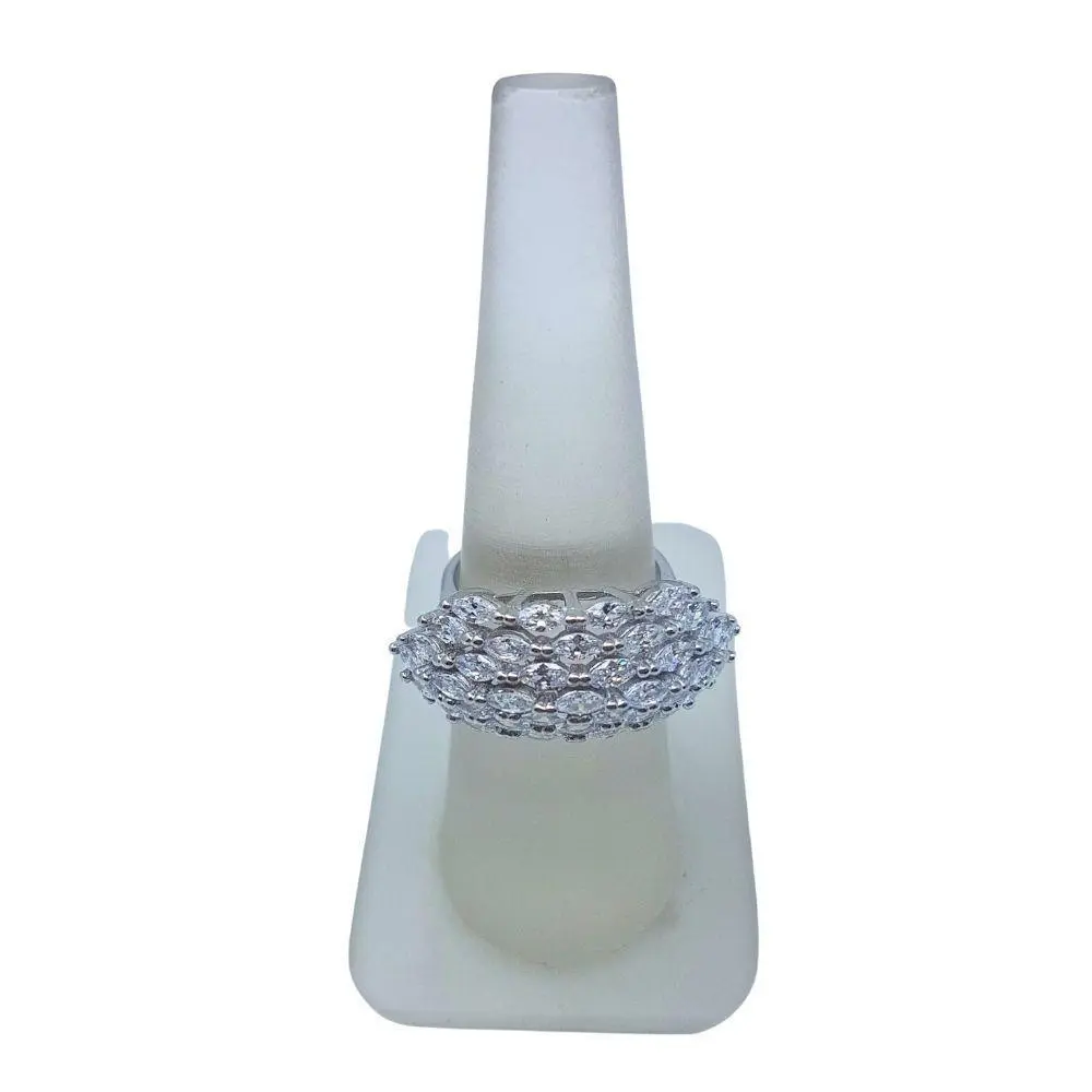 925 Silver Unique Multi Stone Ring For Woman