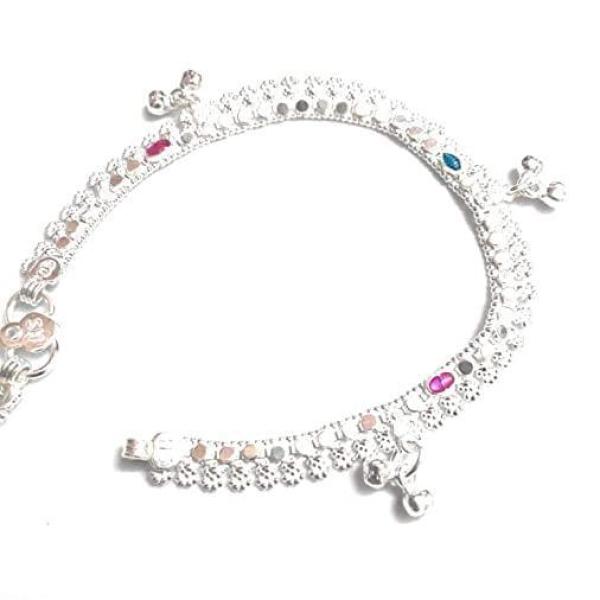 Silver Anklet Pair For Babies