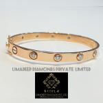 Diamond Unisex Bracelet 14k