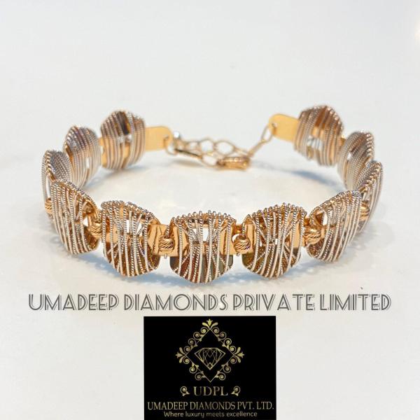 Italian Laser Ladies Bracelet 18k