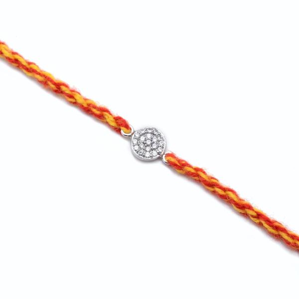 925 Sterling Silver Handcrafted Rakhi for Brother