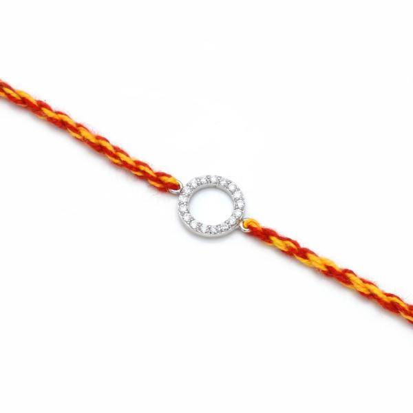 925 Sterling Silver Handcrafted Rakhi for Brother