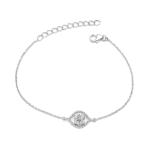 925 Sterling Silver Swarovski Zirconia Bracelet