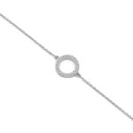 925 Sterling Silver Swarovski Zirconia Minimalistic Bracelet