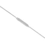 925 Sterling Silver Swarovski Zirconia Minimalistic Bracelet