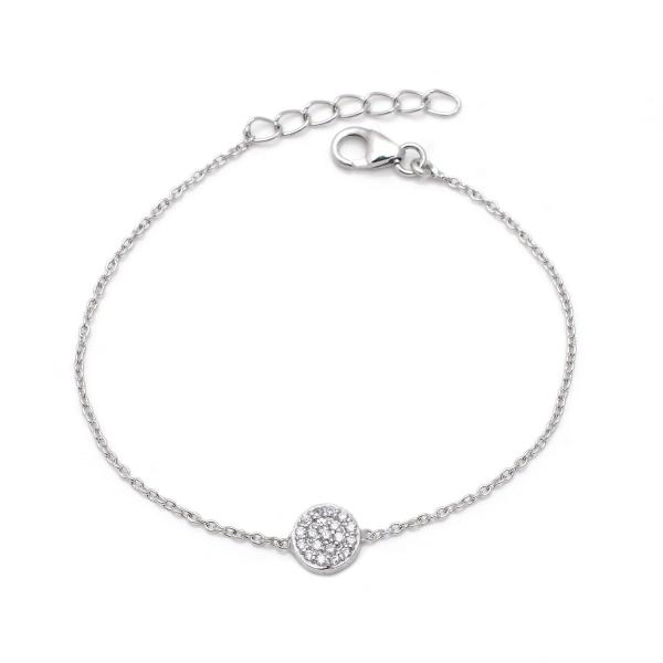 925 Sterling Silver Swarovski Zirconia Minimalistic Bracelet