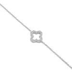 925 Sterling Silver Swarovski Zirconia Minimalistic Bracelet