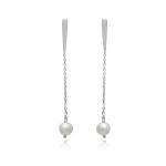 925 Sterling Silver Swarovski Zirconia Gold Plated Dangler Drop Earrings