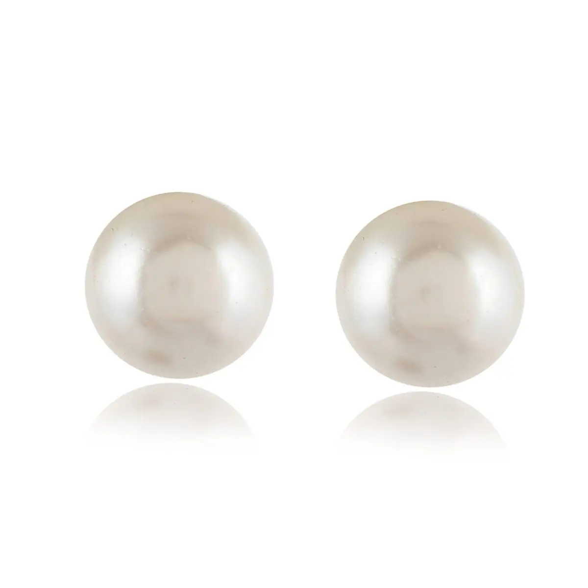 925 Sterling Silver Freshwater Pearl Shape Stud Earrings