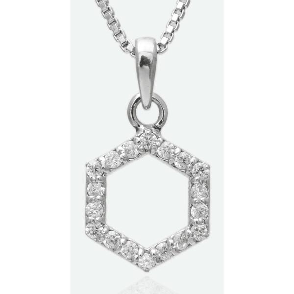 925 Sterling Silver Swarovski Zirconia Classic Pendent / Locket for Women & Girls