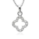 925 Sterling Silver Swarovski Zirconia Classic Pendent / Locket for Women & Girls