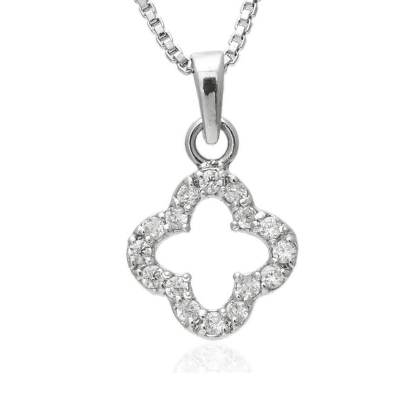 925 Sterling Silver Swarovski Zirconia Classic Pendent / Locket for Women & Girls