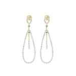 Oval Diamond Earrings