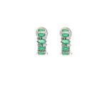 Emerald & Diamond Earrings